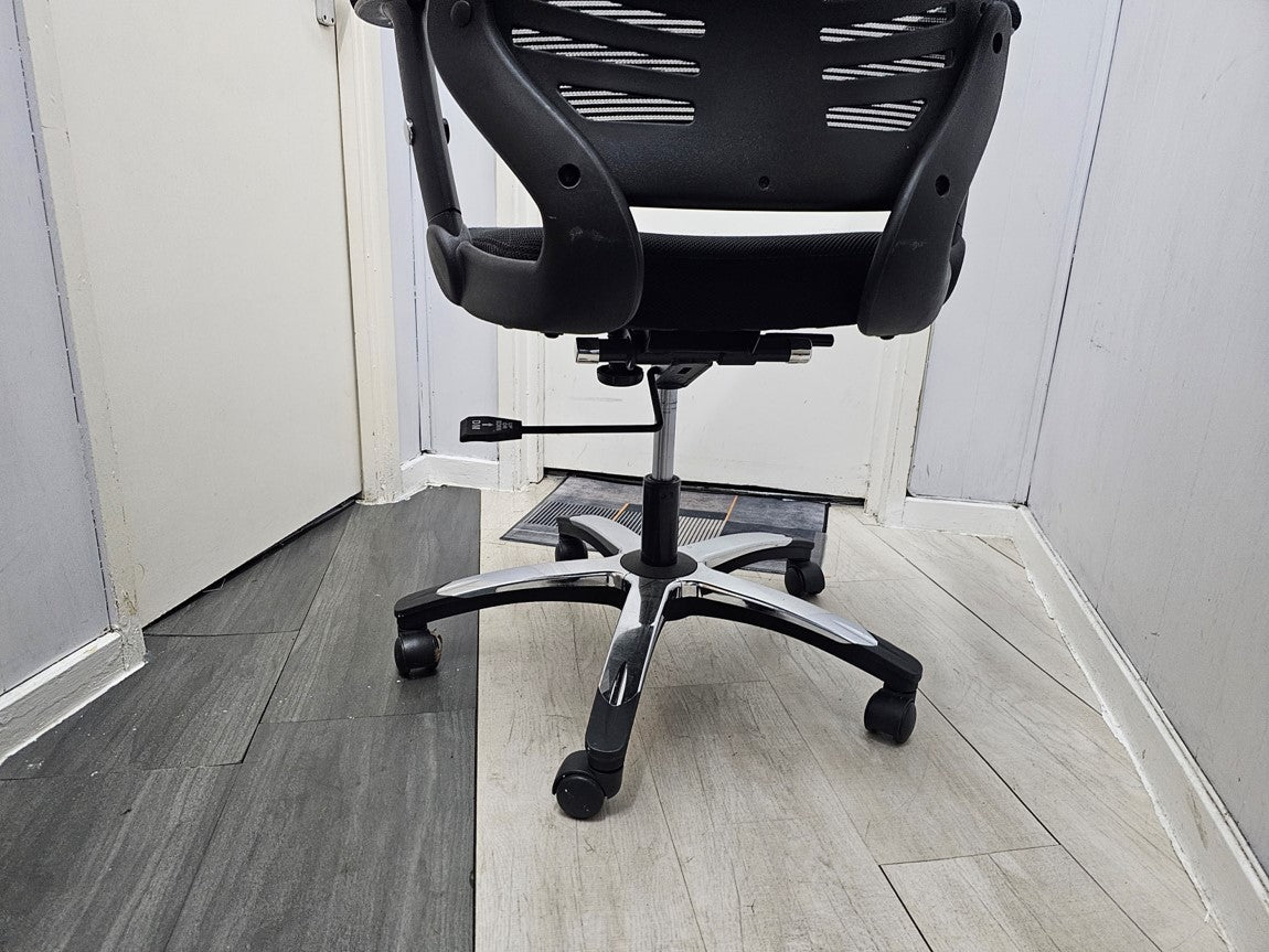 Black Grey Office Swivel Chair