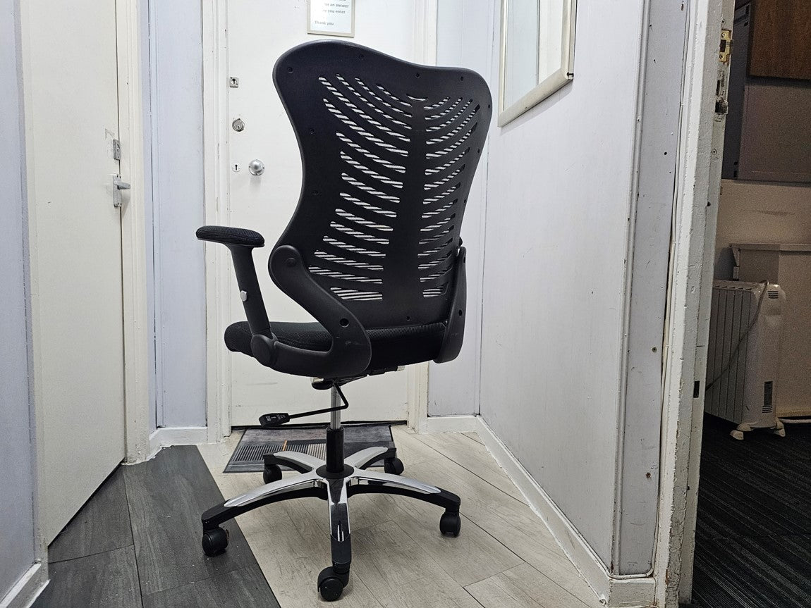 Black Grey Office Swivel Chair