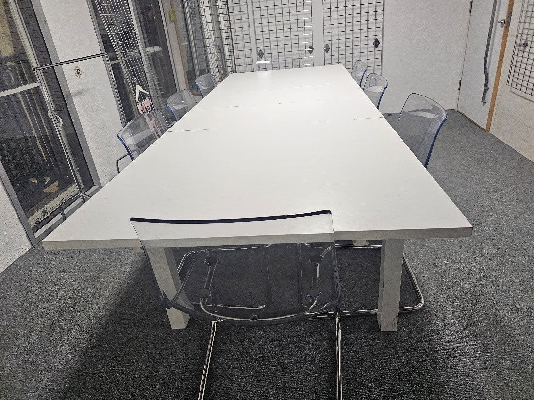 8 Seater IKEA Bjursta Canteen Dining Table