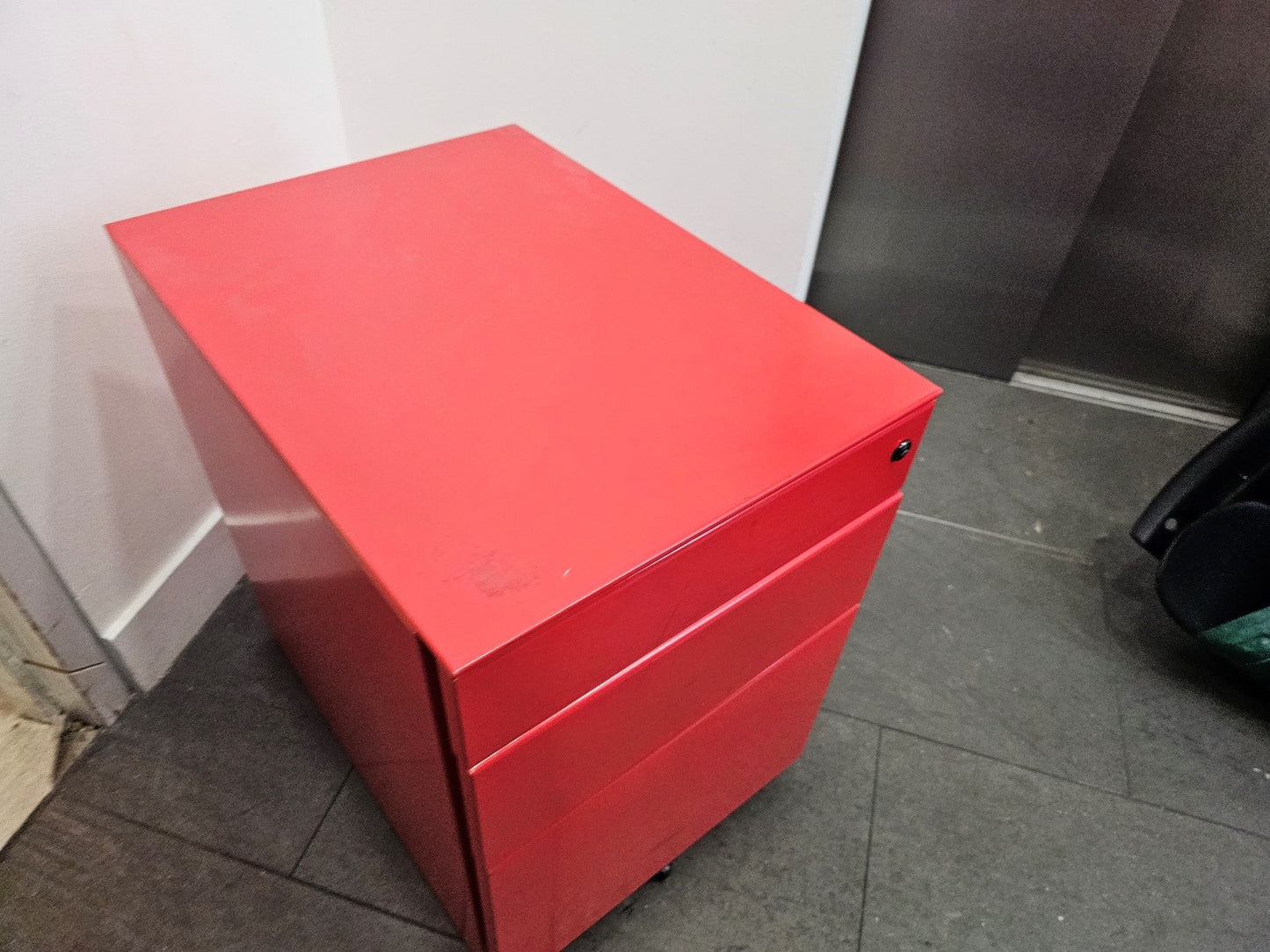 Red Office Pedestal Drawer