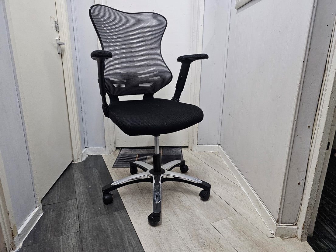 Black Grey Office Swivel Chair