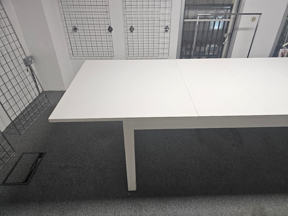 8 Seater IKEA Bjursta Canteen Dining Table