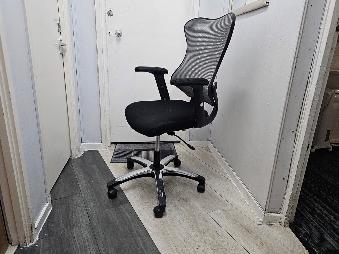 Black Grey Office Swivel Chair