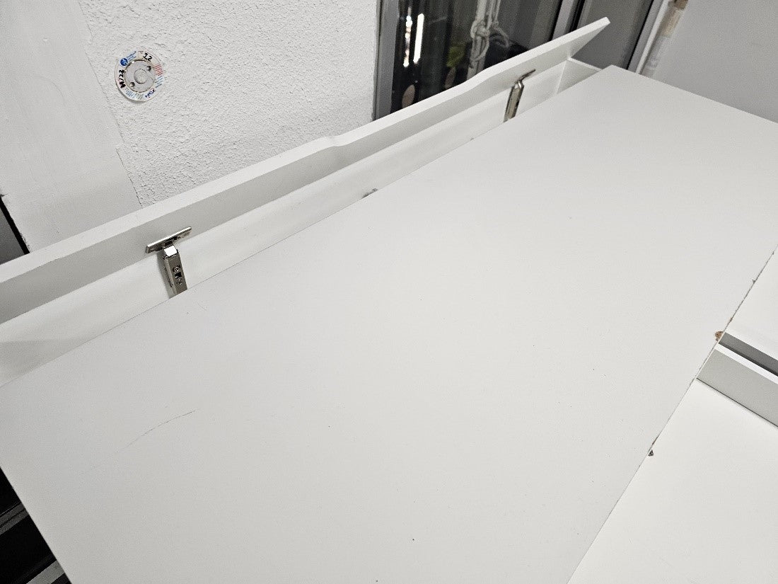 Compartment on White IKEA Alex Office Desk