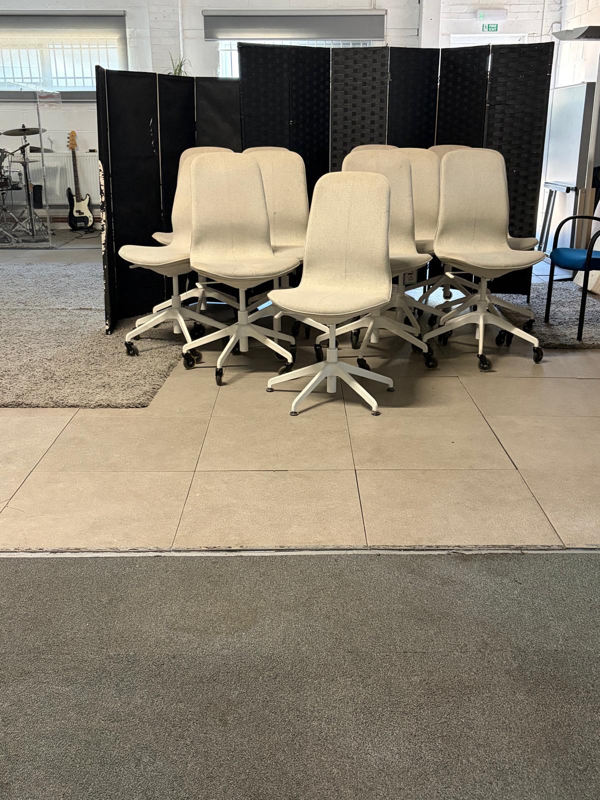 Used IKEA LANGFJALL conference chair