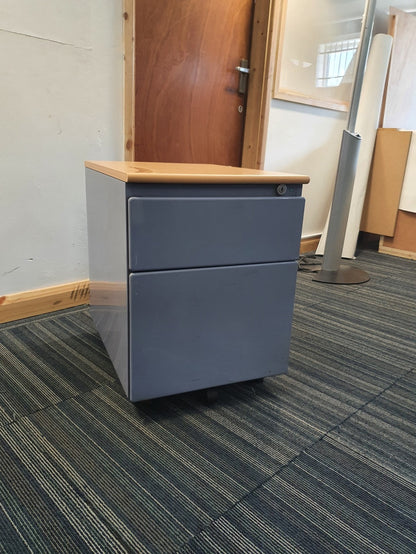 Blue-Wood Office Under Drawer Unit (H=55cm D=56.5cm W=41.7cm)
