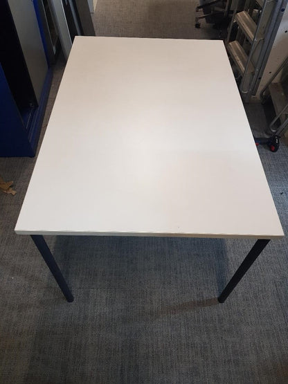 Used Home Workstation Desk in White, 120cm x 60cm