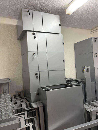 Used secondhand metal 3 drawer under desk office storage