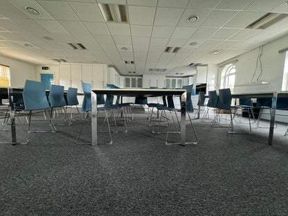 White canteen and training room table 207cm x 95cm