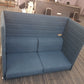 Office blue teal reception breakout acoustic sofa