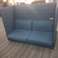 Office blue teal reception breakout acoustic sofa