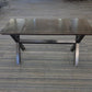 Used Black Rectangular Dining and Breakout Table
