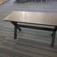 Used Black Rectangular Dining and Breakout Table