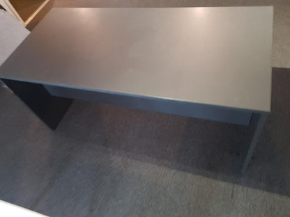 Used Desk Panel legged Office Workstation Table in Shadow Grey 120cm x 60cm x 73cm