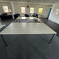 White canteen and training room table 207cm x 95cm