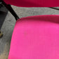 Pink Reception Area Stick Chair, upholstered