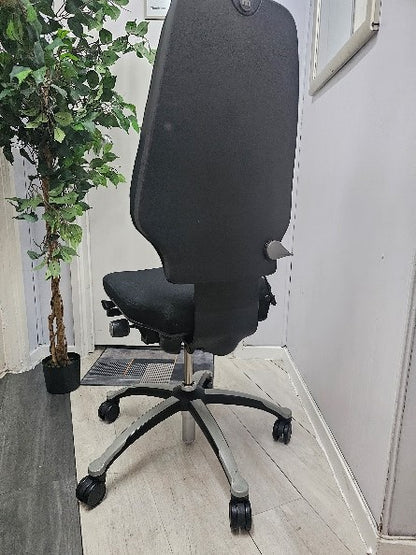 Used Black Admin Task Chair in black by RH Logic