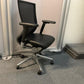 Mesh and leather office desk chair