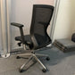 Mesh and leather office executive chair