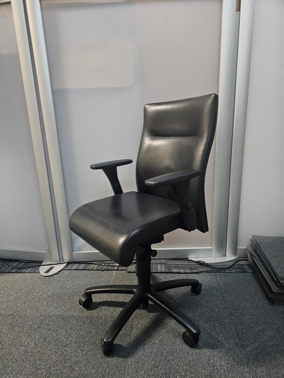 executive office chair in black