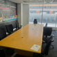 Used Extra Large Boardroom Office Table wood finish seats 18 plus 420cm x 140cm