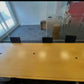 Used Extra Large Boardroom Office Table wood finish seats 18 plus 420cm x 140cm