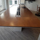 Bene Big Warm Walnut Boardroom Table