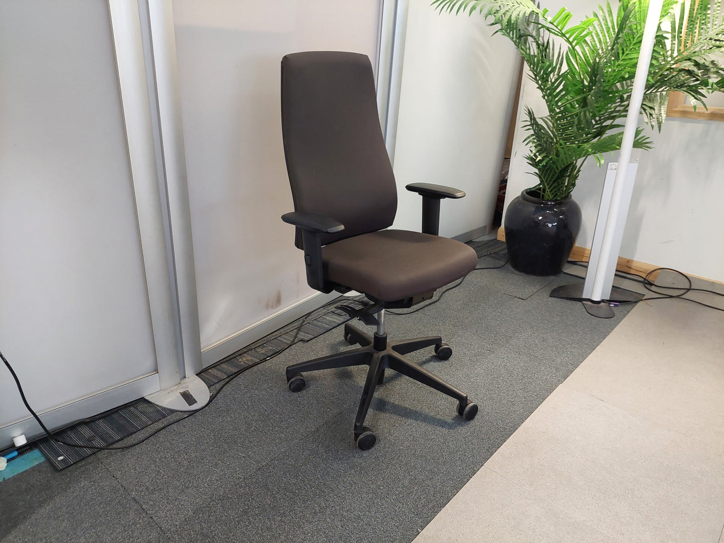 Grey Office High back Chair Swivel, Desk chair