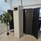 Dirty-Laundry Garment Collector Locker in grey D45.5cm W38.5cm H182cm