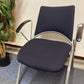 Blue waiting area in chair