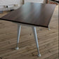 Walnut 2 person pod bench hot desks 120cm x 160cm x 73cm