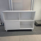 Sliding Door Sideboard Cupboard White Office Credenza