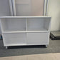 Sliding Door Sideboard Cupboard White Office Credenza