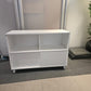 Sliding Door Sideboard Cupboard White Office Credenza