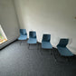 Blue Stackable Training Room Plastic Chair