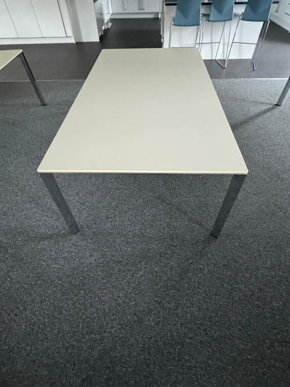 White Dining Room, Canteen Common Room Table 221cm x 120.5cm