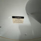 Orangebox low white coffee table with chrome base