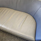 Reception area sofa in blue and black by Orangebox Cwtch