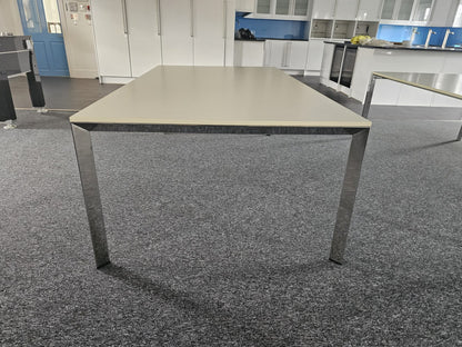 White Dining Room, Canteen Common Room Table 221cm x 120.5cm