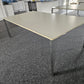 White canteen and training room table 207cm x 95cm