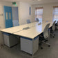 Used Six Person Pod Bench Desking System -  1600mm Tabletop - 480cm x 160cm