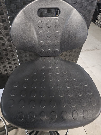 High Adjustable Ergonomic Draughtsman Chair With Chrome Footrest - Drafting Chair Industrial/Lab