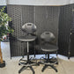 High Adjustable Ergonomic Draughtsman Chair With Chrome Footrest - Drafting Chair Industrial/Lab