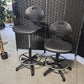 High Adjustable Ergonomic Draughtsman Chair With Chrome Footrest - Drafting Chair Industrial/Lab