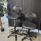 High Adjustable Ergonomic Draughtsman Chair With Chrome Footrest - Drafting Chair Industrial/Lab