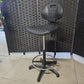 High Adjustable Ergonomic Draughtsman Chair With Chrome Footrest - Drafting Chair Industrial/Lab