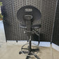 High Adjustable Ergonomic Draughtsman Chair With Chrome Footrest - Drafting Chair Industrial/Lab
