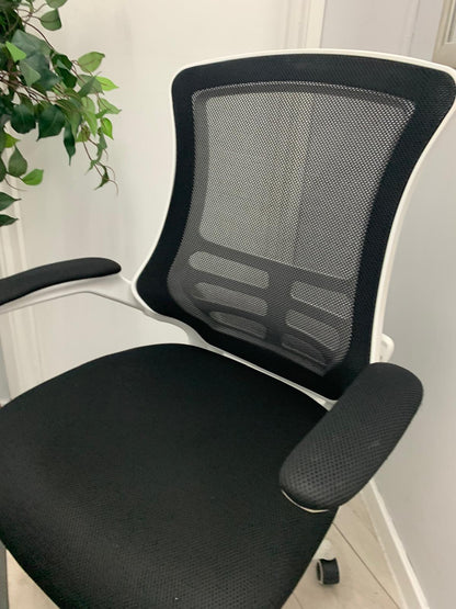 Black white Mesh Back task computer desk study adjustable ergonomic office Chair