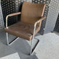 £120 each Quality Brown Leather Office Meeting Chair by Brunner | Conference and Boardroom Chairs