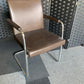 £120 each Quality Brown Leather Office Meeting Chair by Brunner | Conference and Boardroom Chairs